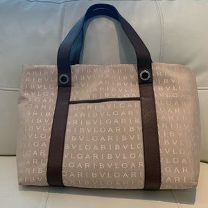 BVLGARI CANVAS TOTE BAG
